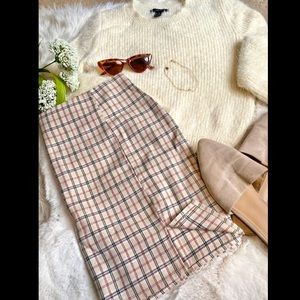 NWOT SHEIN Plaid Skirt